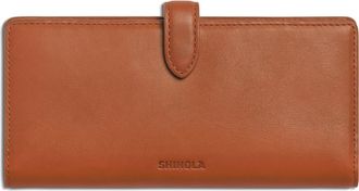 Shinola Continental Leather Snap Wallet in Rust at Nordstrom
