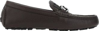 Fendi Leren Monogram Loafers