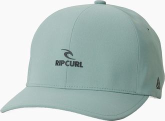 Rip Curl Mens Rip Curl Mens Vaporcool Delta Flex Fit Baseball Cap - Green - Size: L/XL