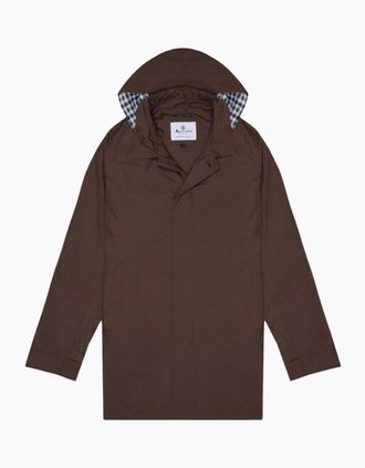 Aquascutum Mens Aquascutum Active Packable Trench Brown Jacket - Size: 42/Regular