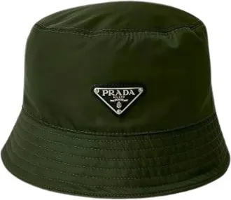 Prada Pre-owned Accessories, female, Green, Size: ONE SIZE Pre-owned Cotton Hat