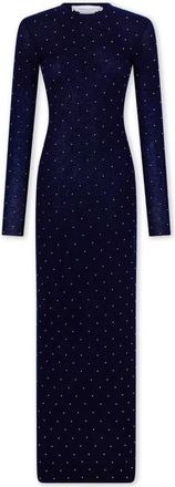 Paco Rabanne Dames, Jurken, Blauw, Maat: M Wol