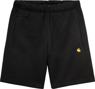 Carhartt Work in Progress Korte Broeken, Heren, Zwart, S, Katoen, Chase Sweat Short