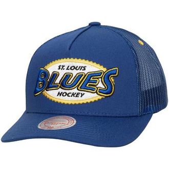 Mitchell & Ness Mens Mitchell & Ness Blue St. Louis Blues Team Seal Trucker Snapback Hat at Nordstrom