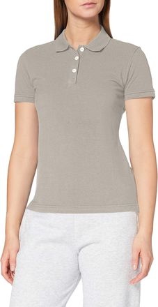 Clique Womens Clique Classic Womens Marion Polo Shirt, Gray (Silver), M UK