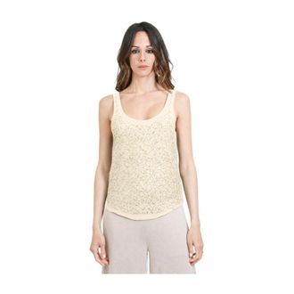 Kaos Sleeveless Tops - Dames - Tops zonder mouwen - Beige - XS - Tops