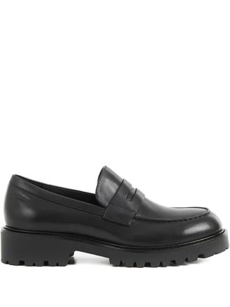 Vagabond Kenova penny leather loafers - women - Calf Leather/Calf Leather/Rubber - 40 - Black