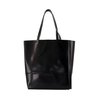 Marni Tassen, Heren, Zwart, ONE Size, Leer, Museo Large Shopper Bag