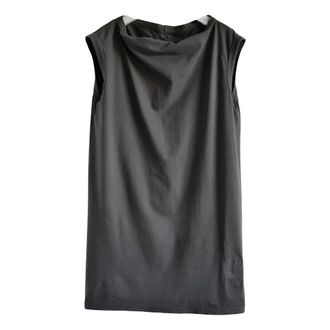 Rick Owens Brown Cotton Tank Top Size XS