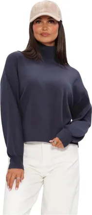 Moss Copenhagen Truien & Vesten, Dames, Blauw, Xs/S, Polyester, MSCHMercy East M Pullover