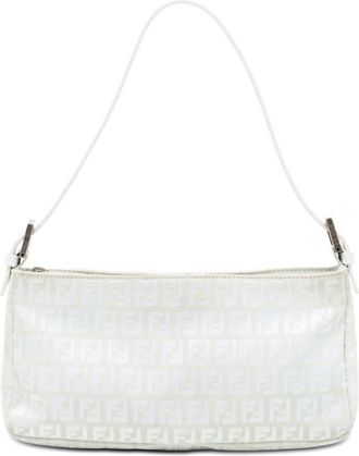 Fendi Pre-owned Fendi Zucchino Canvas Pochette Ladies 5ES6MG54BO5W8885