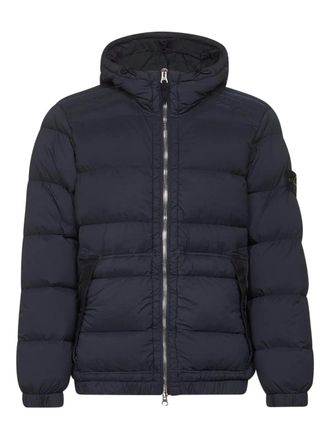 Stone Island padded double-slider zip jacket - Blue