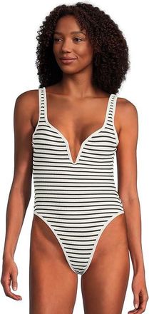 L*Space Coco One-Piece Classic Womens Swimsuits One Piece Sail Alng Strpe : SM, Nylon/Spandex