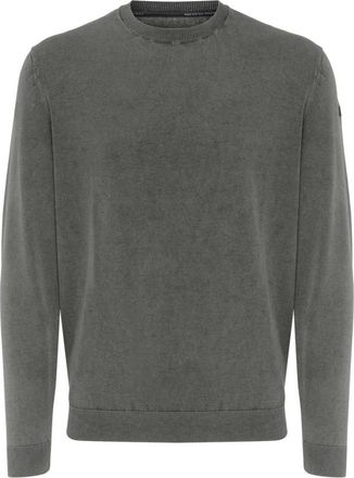 Roberto Ricci Design Ronde Gebreide Techno Wassen - Heren - Ronde hals truien - Groen - 2XL - Truien & Vesten