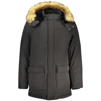 Guess Black Polyester Mens Mens Jacket