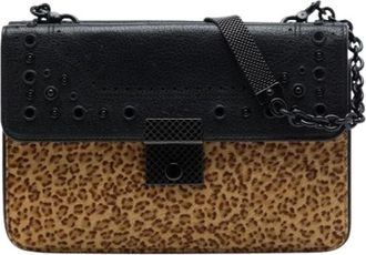 Bottega Veneta Borsa a spalla Pre-owned in cavallino stampato - - Pre-owned - Donna - Marrone - ONE SIZE