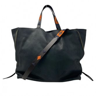 Kempton & Co. Bantham Distressed Tote In Navy