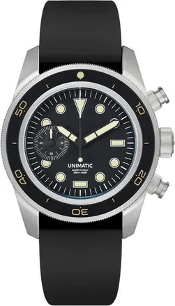 Unimatic Modello Tre Automatic Black Dial Mens Watch U3-DHB
