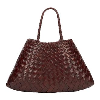 Dragon Diffusion Santa Croce Small Tote - female - Dragon Diffusion - Shopping Bags - Brown - ONE SIZE - Bags