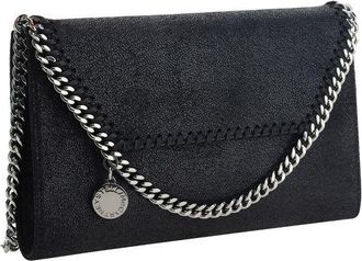 Stella McCartney Womens Black Polyester Shoulder Bag