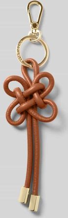 Coccinelle Anhänger mit Logo-Prägung Modell KNOT in Cognac, Größe 1