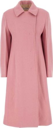 Jil Sander Coat 85 - Dames - Mantel - Roze - XL - Jassen