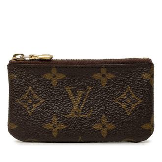 Louis Vuitton Brown Pvc Coin Purse/Coin Case (Pre-Owned)