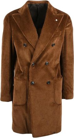 L.B.M. 1911 L.b.m. 1911, Jassen, Heren, Bruin, M, Katoen, L.b.m. 1911 Corduroy Jas
