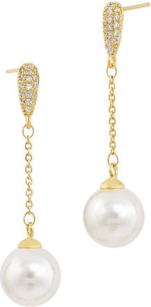 Savvy Cie Jewels Cz Dangle Earrings