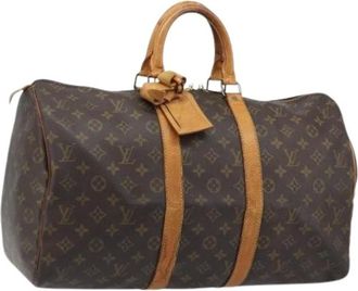 Louis Vuitton Pre-owned Weekend Bags, female, Brown, Size: ONE SIZE Pre-owned Boston Bag