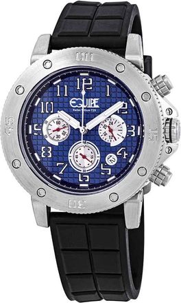 EQUIPE Tritium Arciform Chronograph Blue Dial Mens Watch ET410