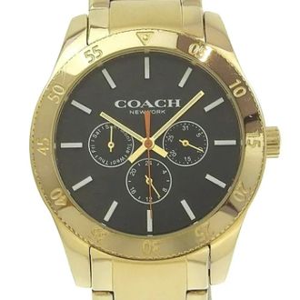 Coach Pre-owned Metal watches - Heren - Pre-owned - Zwart - Maat: ONE Size