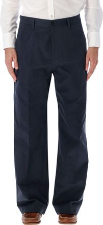 Fortela Silver Essential Straight-Cut Cotton Pants