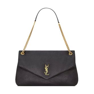 Saint Laurent Tassen, Dames, Zwart, ONE Size, Stijlvolle Crossbody Tas in Zwart