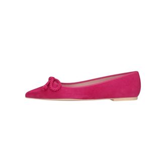 Pretty Ballerinas Schoenen, Dames, Roze, 38 EU, Su&egrave;de, Fuchsia Su&egrave;de Pointige Ballerinas