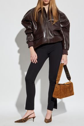 Anine Bing Kylie Trousers, Womens, Black