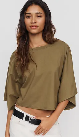 Pilcro Cotton Poncho Tee