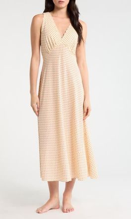 Reformation Lila Sleeveless Sleep Dress in Marilyn Dot at Nordstrom, Size X-Small