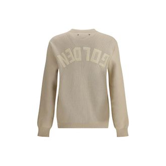 Golden Goose Mens Beige Cotton Sweatshirt Clothing