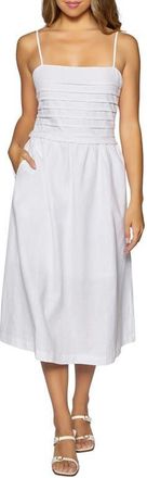 Lost + Wander Cabrera Mist Midi Dress in White at Nordstrom, Size X-Small