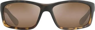 Maui Jim Occhiali da sole Kanaio Coast rettangolari - Marrone