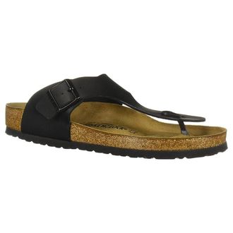 Birkenstock Ramses Birko-Flor Unisex Toe Post Sandals - Black - Size:UK 10.5