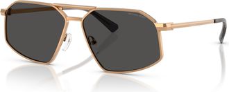 Michael Kors Mar Vista Dark Grey Navigator Mens Sunglasses MK1167 189987 60