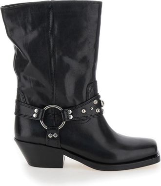 Isabel Marant Black Leather Boots