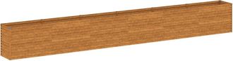 vidaXL Jardinera Acero Corten 578x50x69 Cm Vidaxl