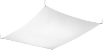 Sollux Lighting Lámpara de techo blanco tela alt. 15 cm