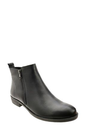 David Tate Cubana Bootie in Black Leather at Nordstrom, Size 10