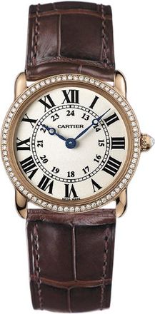 Cartier Pre-owned Cartier Ronde Louis Cartier Diamond Silver Dial Ladies Watch WR000351