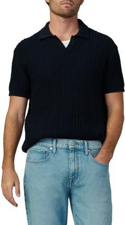 Joe's Textured Johnny Collar Polo in True Navy at Nordstrom Rack, Size X-Large