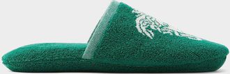 Versace Jacquard Medusa Terry Cotton Bath Slippers
